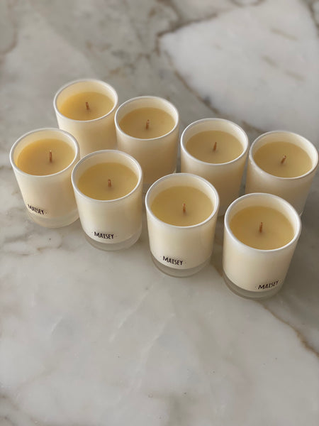 8 Individual Mini Zest and Zingiber Candles
