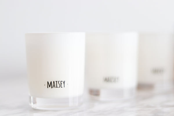 8 Individual Mini Zest and Zingiber Candles